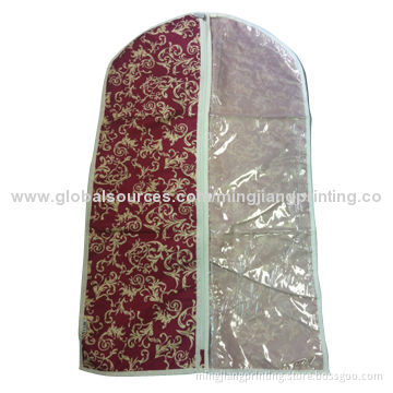 Garment Bag with Polyester and PVC Material